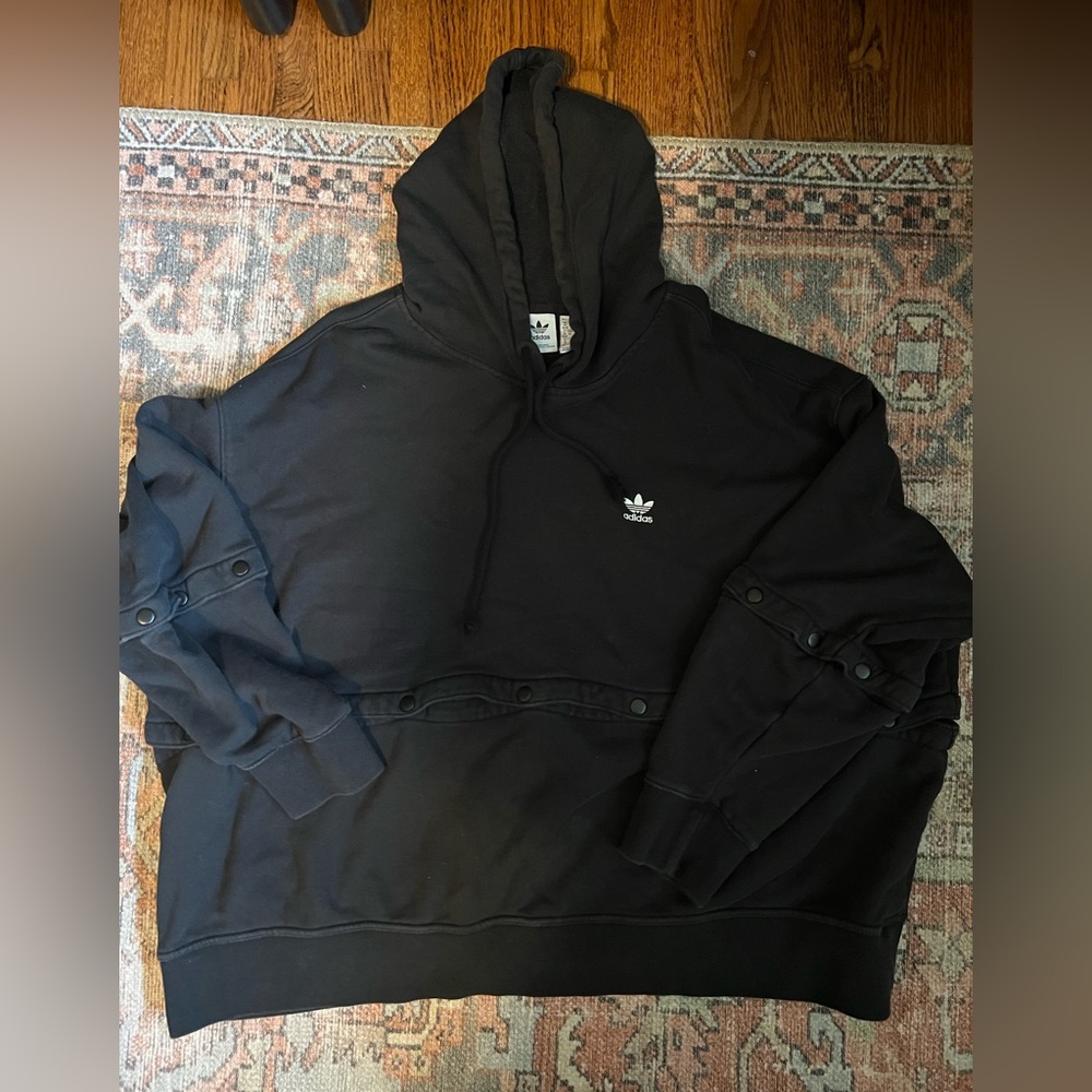 Adidas Original Snap Button Hoodie
